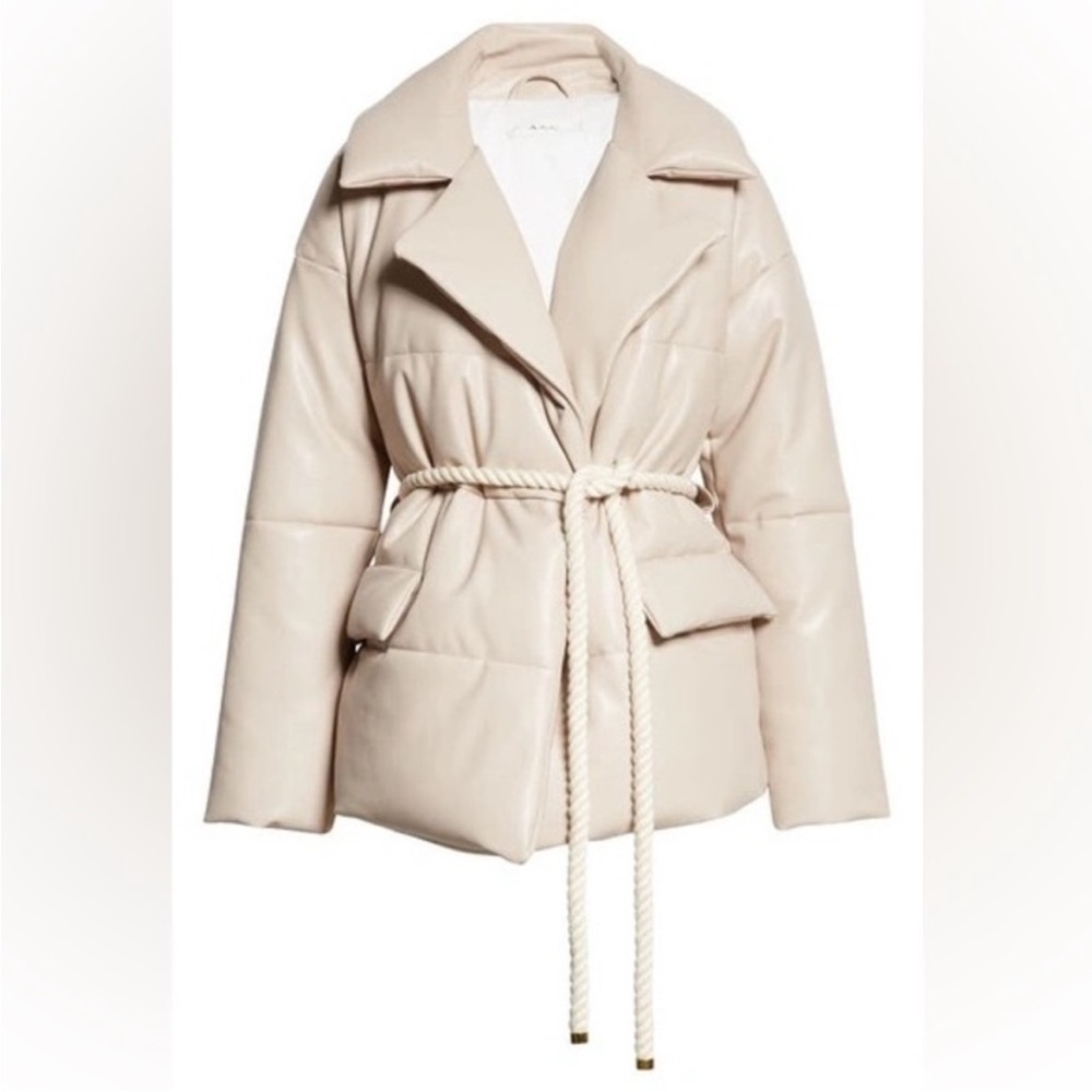 A.L.C. | Faux Leather Puffer Jacket - NWOT
